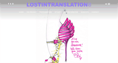 Desktop Screenshot of lostintranslations.org